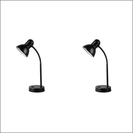 2X Lexi Lighting Lewis Table Lamp - Black