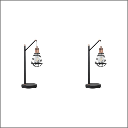 2X Lexi Lighting Zehra Table Lamp
