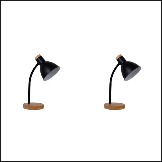 2X Lexi Lighting Merete Table Lamp - Black