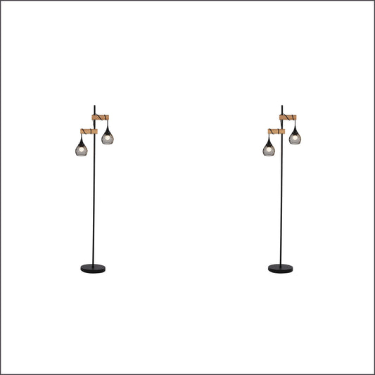 2 X Lexi Lighting Lars Floor Lamp