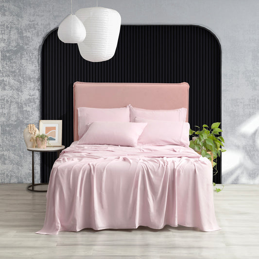 Ddecor Home Ultra Plush Vintage Washed Microfiber Sheet set Single Lilac