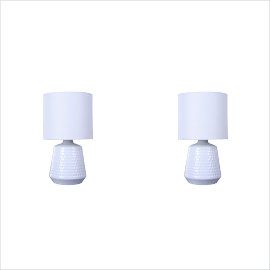 2 X  Lexi Lighting Hyde Touch Table Lamp - White