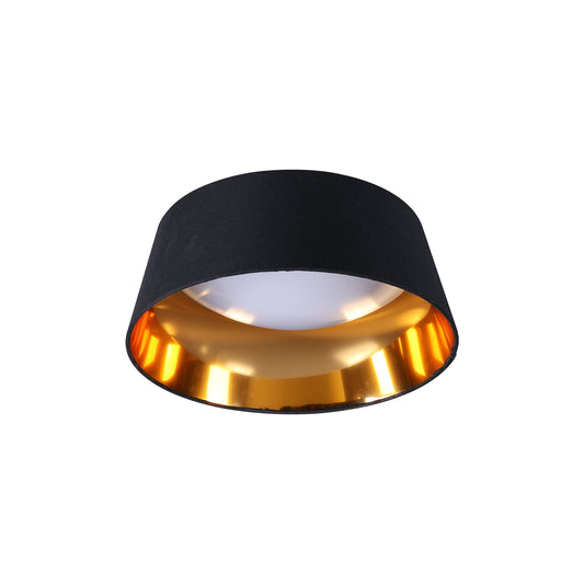2 X Lexi Lighting Flushella Ceiling Light - Black