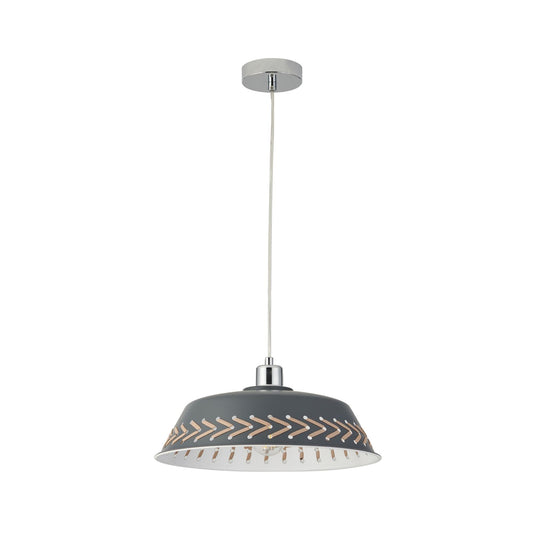 Lexi Lighting Wokson Pendant Light - Grey