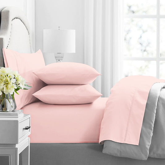 Queen Bed Renee Taylor Premium 1000 Thread count Egyptian Cotton sheet sets Primrose