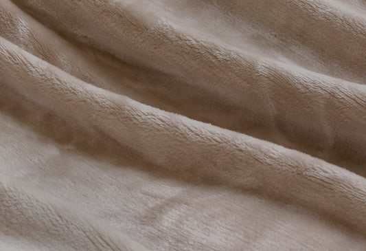 Ardor Boudoir Lucia Luxury Plush Velvet Blanket - King (Stone)