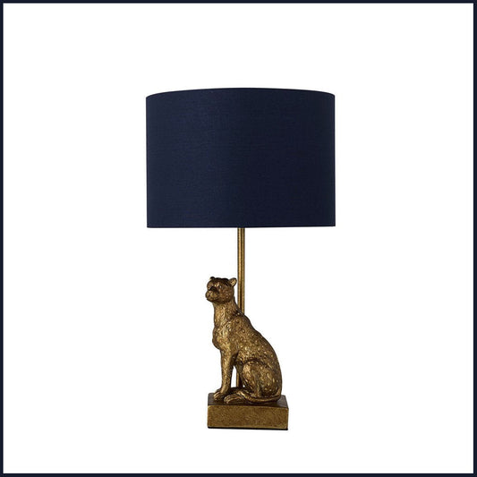 Lexi Lighting Cheetah Sitting Table Lamp - Copper
