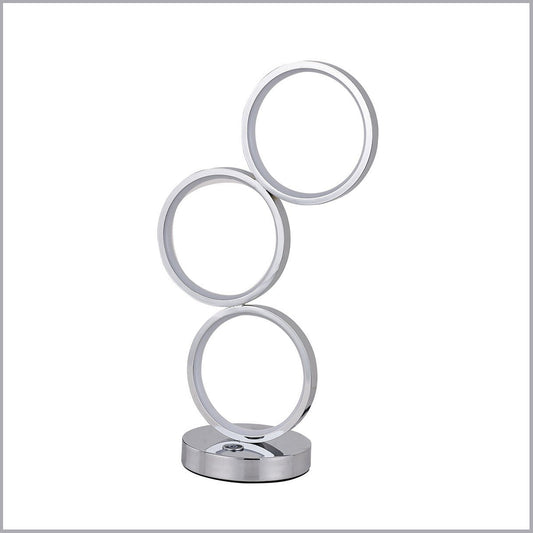 2 X Lexi Lighting Iva LED Touch Table Lamp - Chrome