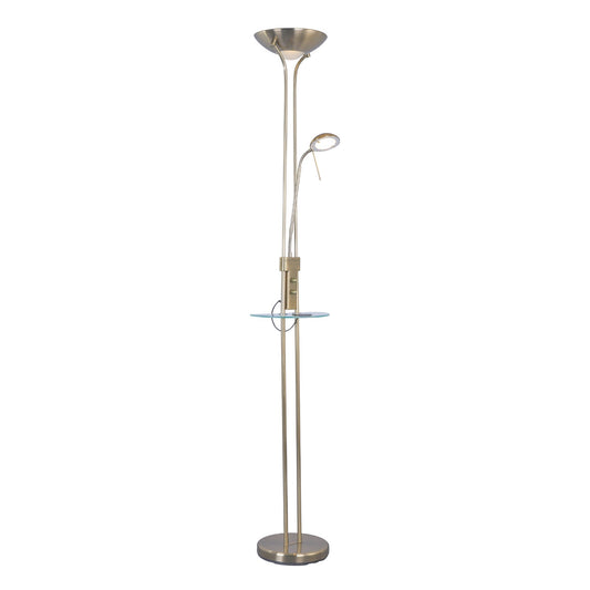 Lexi Lighting Seed USB LED Mother & Child Floor Lamp - Antique Brass