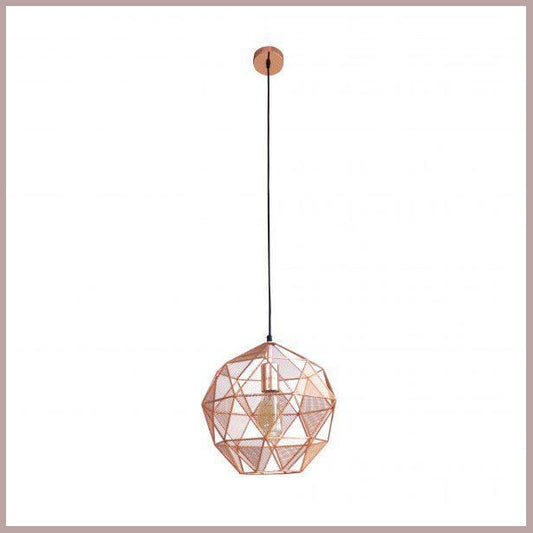 2 X Lexi Lighting Bolu Pendant Light - Copper