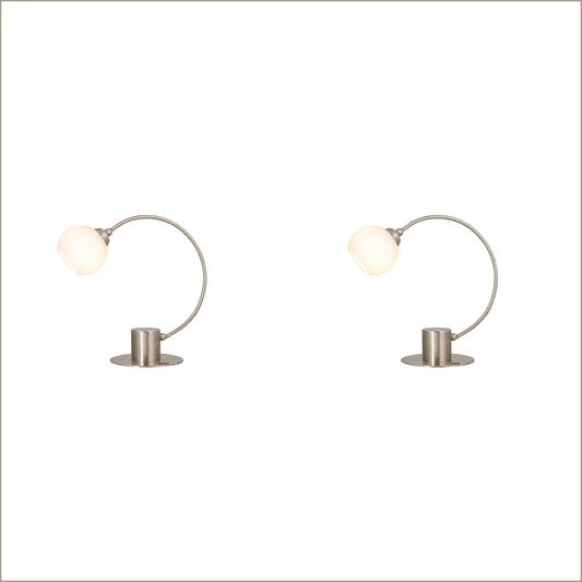 2X Lexi Lighting Penelope Touch Table Lamp - Antique Brass