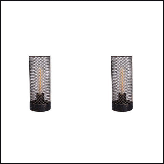 2 X Lexi Lighting Clara Touch Table Lamp - Black