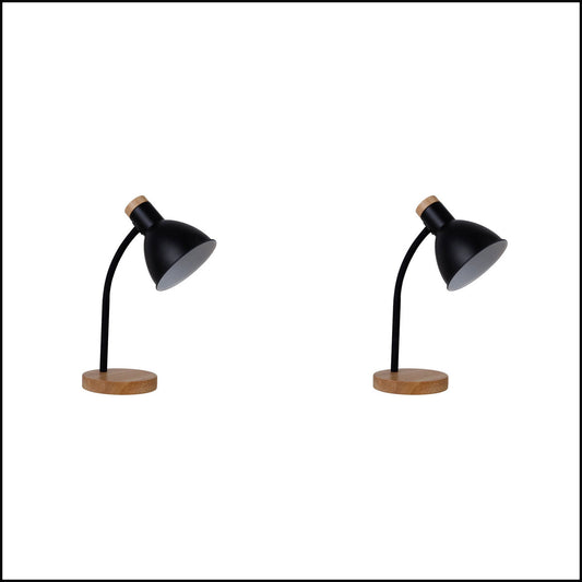 2X Lexi Lighting Merete Table Lamp - Black