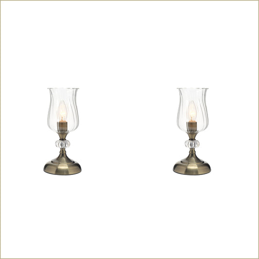 2X Lexi Lighting Samantha Touch Table Lamp