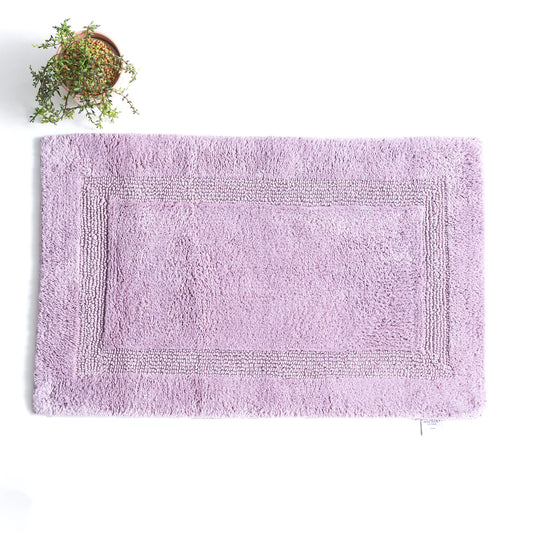 Renee Taylor Soho Cotton Reversible Bath Mat 50 x 80 Cms Lilac