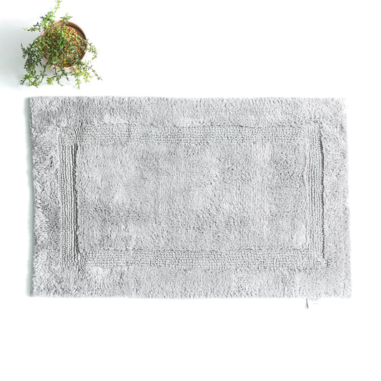 Renee Taylor Soho Cotton Reversible Bath Mat 50 x 80 Cms Granite