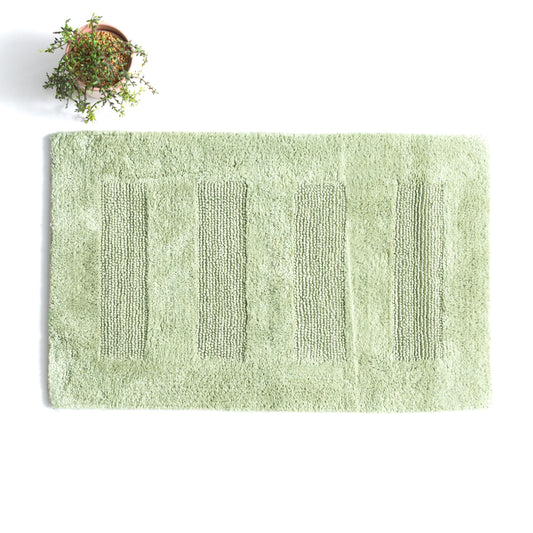 Renee Taylor Retreat Cotton Reversible Bath Mat 50 x 80 Cms Khaki