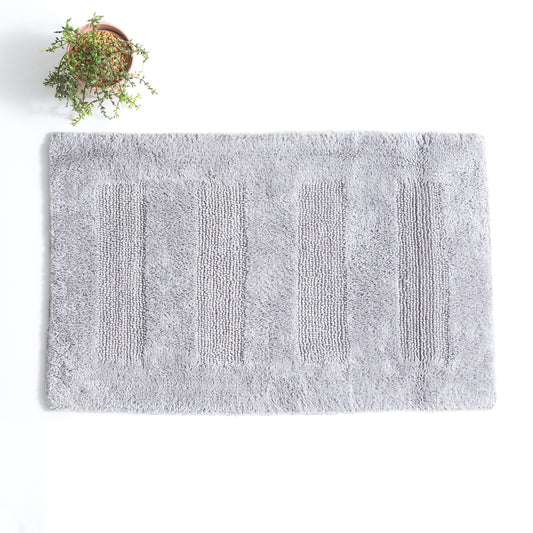 Renee Taylor Retreat Cotton Reversible Bath Mat 50 x 80 Cms Granite