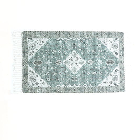 Renee Taylor Karabakh Vintage Handwoven Bath Rug 65 x 110 Cms