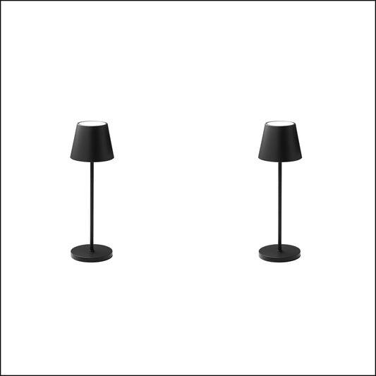 2 X Lexi Lighting Enoki Portable RGB Table Lamp - Black