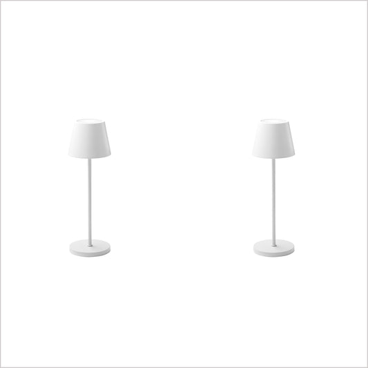 2 X Lexi Lighting Enoki Portable RGB Table Lamp - White