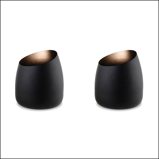 2 X Lexi Lighting Chester Uplight Table Lamp - Black