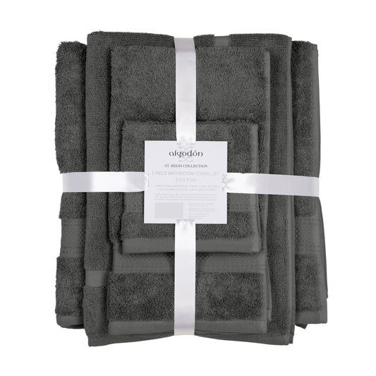 Algodon St Regis Collection Towel Pack - 7pc (Charcoal)