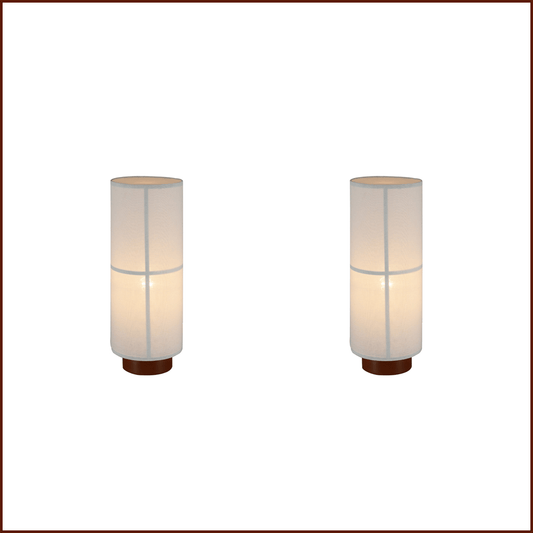2 X Lexi Lighting Ailsa Linen Table Lamp
