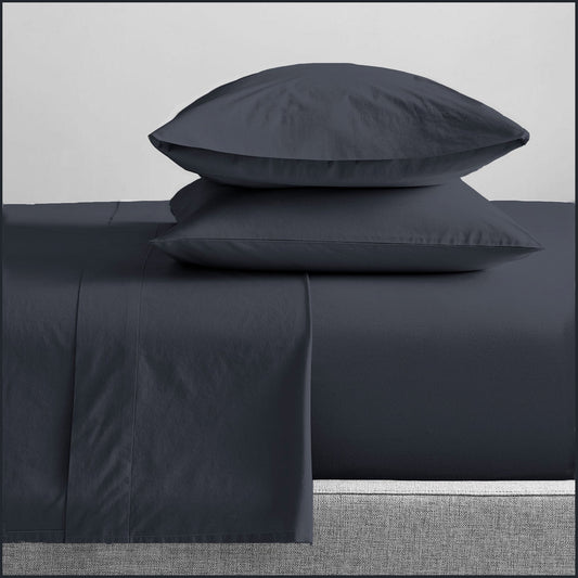 Double Bed Renee Taylor 300 Thread Count 100% Organic Cotton Sheet Set Turbulence