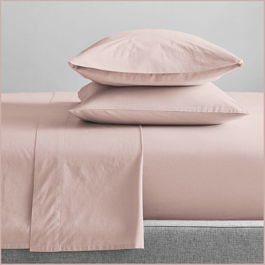Single Bed Renee Taylor 300 Thread Count 100% Organic Cotton Sheet Set Sepia Rose