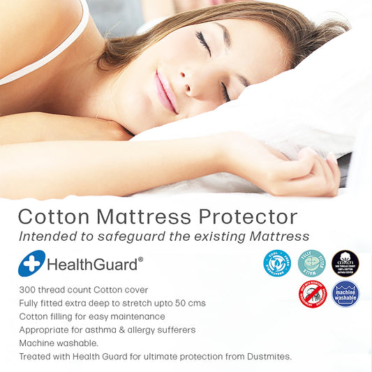 King Bed Renee Taylor Ultimate All Cotton Mattress Protector