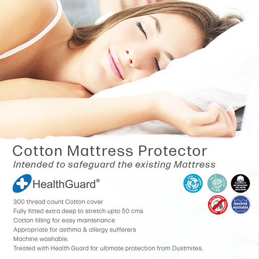 Single Bed Renee Taylor Ultimate All Cotton Mattress Protector