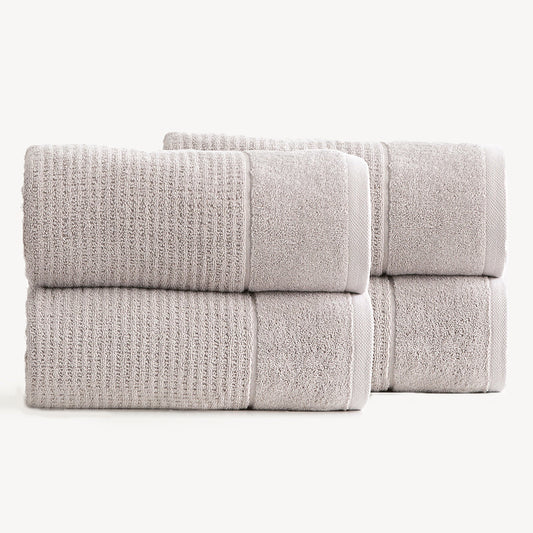 Renee Taylor Cambridge 650 GSM Textured 4 Pack Bath Sheet/Towel Pumice Stone