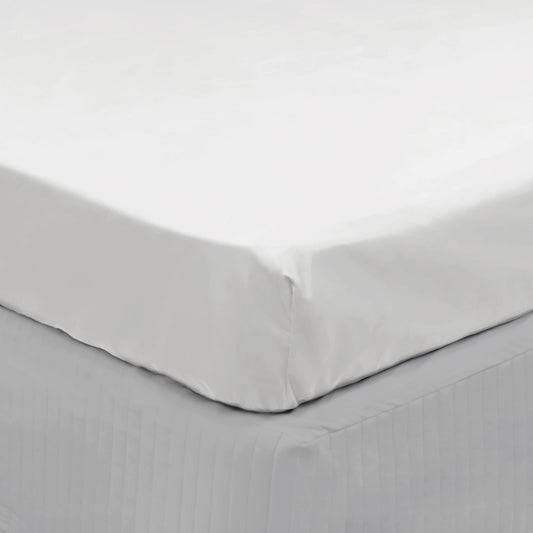 Algodon 300TC Cotton Fitted Sheet - Long Single (White)