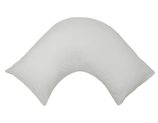 Algodon 300TC Cotton VShape Pillowcase - 37X74cm (Silver)
