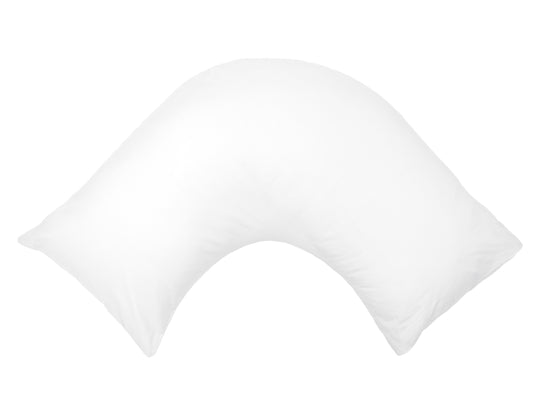 Algodon 300TC Cotton VShape Pillowcase - 37X74cm (White)