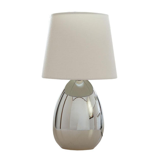 Lexi Lighting Libby Touch Table Lamp - Chrome with White Shade