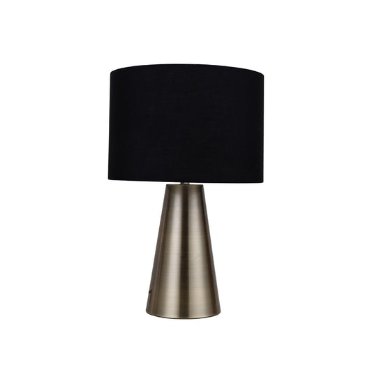 2 X Lexi Lighting Tayla Touch Table Lamp - Black