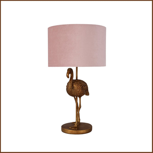 Lexi Lighting Flamingo Standing Table Lamp - Gold