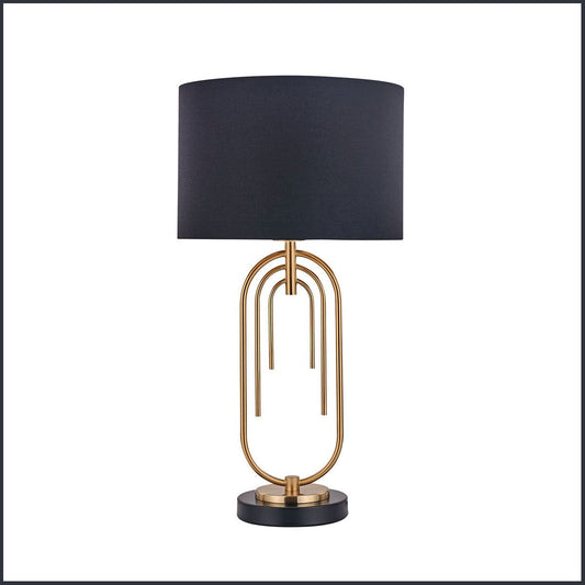 2 X Lexi Lighting Fleur Table Lamp - Black