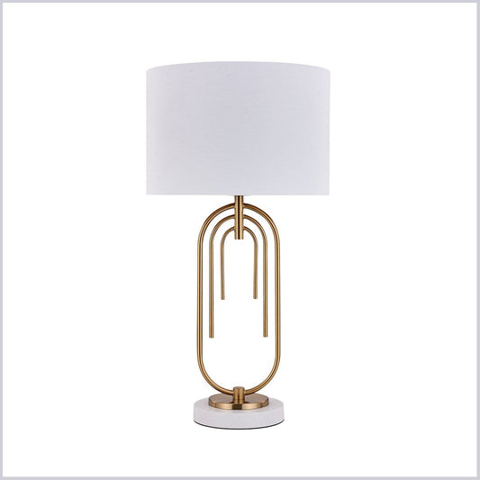 Lexi Lighting Fleur Table Lamp _ White