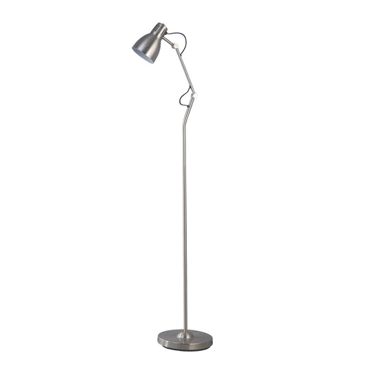 Lexi Lighting Nord Metal Floor Lamp - Satin Chrome