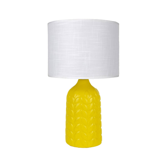 Lexi Lighting Bloom Ceramic Table Lamp - Yellow