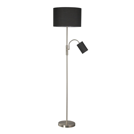 Lexi Lighting Cylinya Mother and Child Floor Lamp - Black