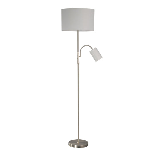 Lexi Lighting Cylinya Mother and Child Floor Lamp - White