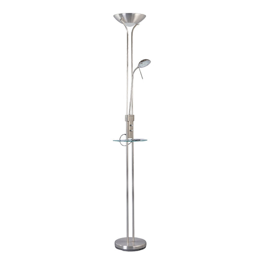 Lexi Lighting Seed USB LED Mother & Child Floor Lamp - Satin Chrome