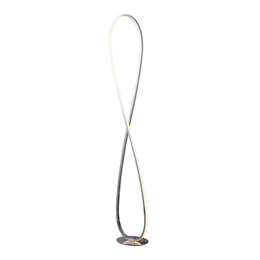 Lexi Lighting Infinite LED Floor Lamp - Chrome