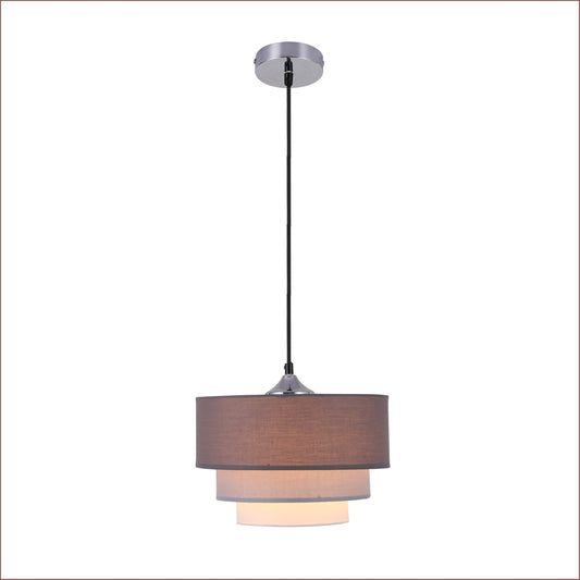 2 X Lexi Lighting Isabelle 1LT Pendant Grey