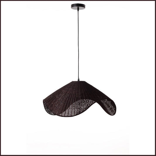 Lexi Lighting Adaya Rattan Pendant Light - Brown