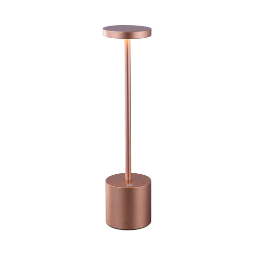 2 X Lexi Lighting Portable LED Bar Table Lamp - Copper